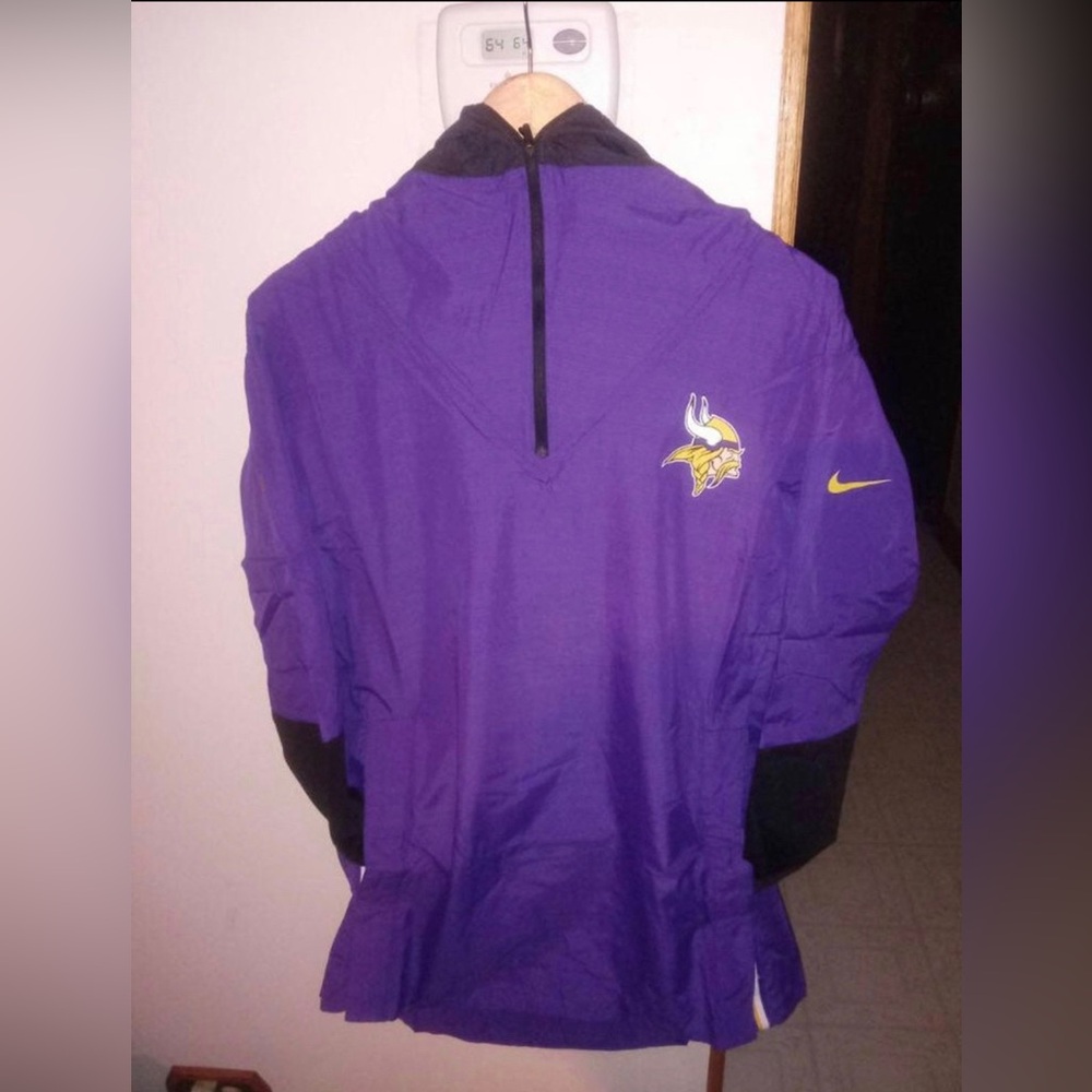 Minnesota Vikings Nike men’s NFL 1/4 zip storm jacket L